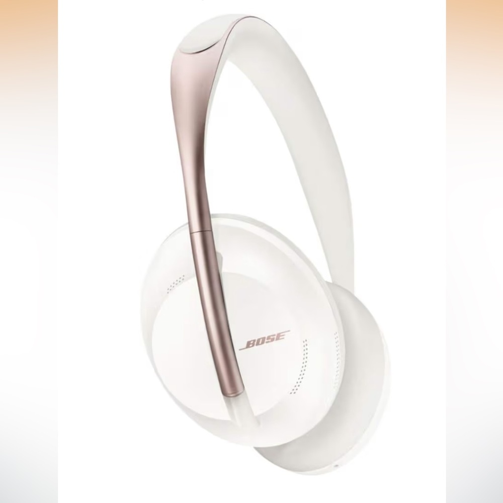 Bose Over-Ear Headphones in White and Rose Gold